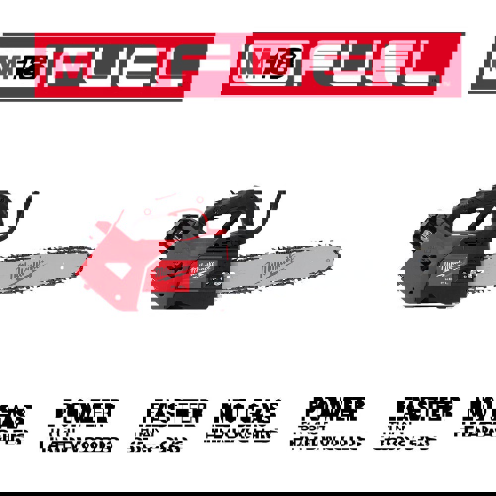 Chainsaws; Power Type: Battery ; Bar Length (Inch): 14 ; Maximum Speed: 15 MPS ; Batteries Included: Yes ; Includes: M18 FUEL 14